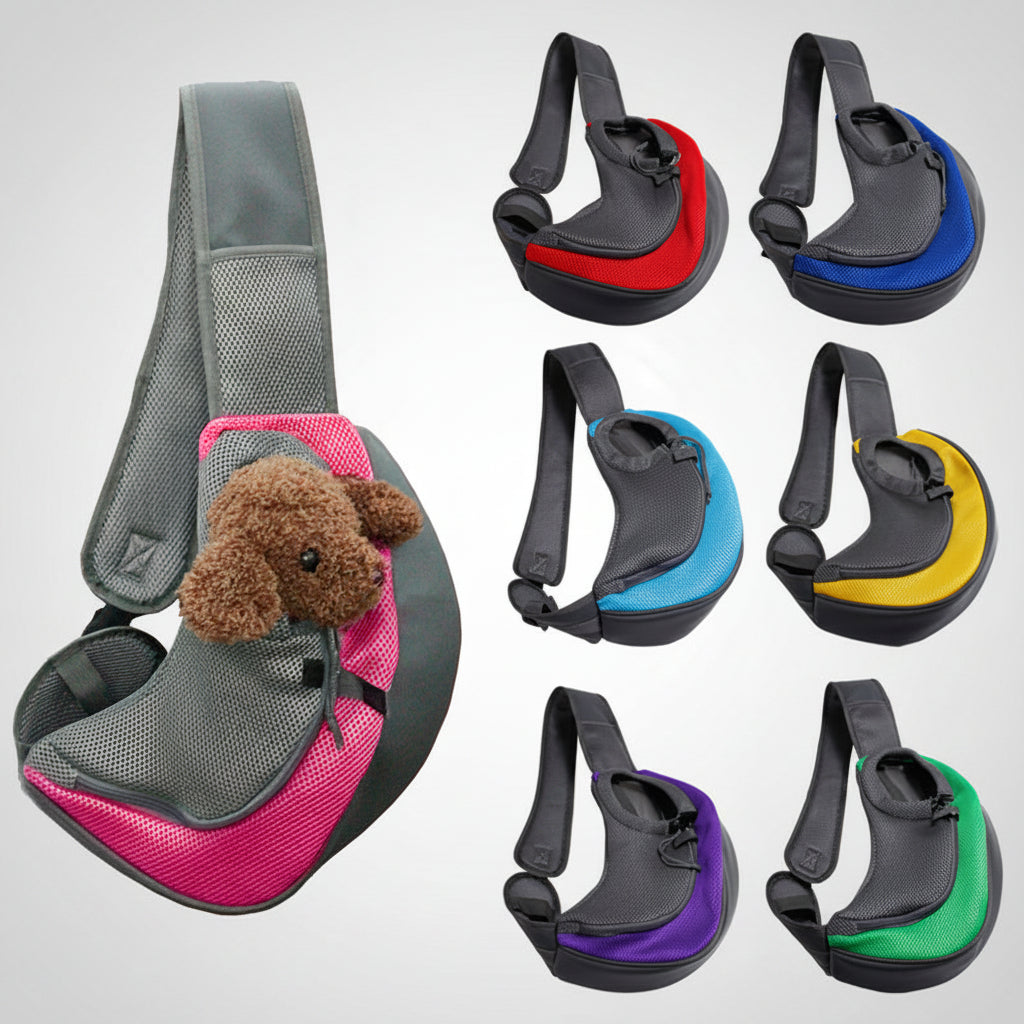 1pc Outdoor Travel Mesh Oxford Pet Puppy Carrier Handbag Pouch Single Shoulder Bag Sling Mesh Comfort Travel Tote Shoulder Bags.........