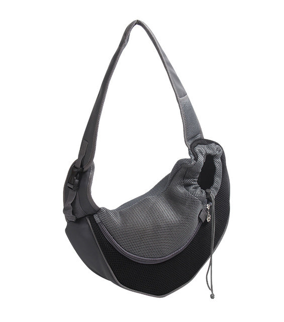 1pc Outdoor Travel Mesh Oxford Pet Puppy Carrier Handbag Pouch Single Shoulder Bag Sling Mesh Comfort Travel Tote Shoulder Bags......