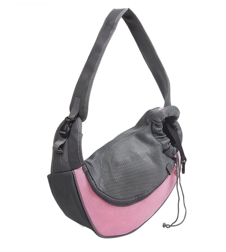 1pc Outdoor Travel Mesh Oxford Pet Puppy Carrier Handbag Pouch Single Shoulder Bag Sling Mesh Comfort Travel Tote Shoulder Bags.....