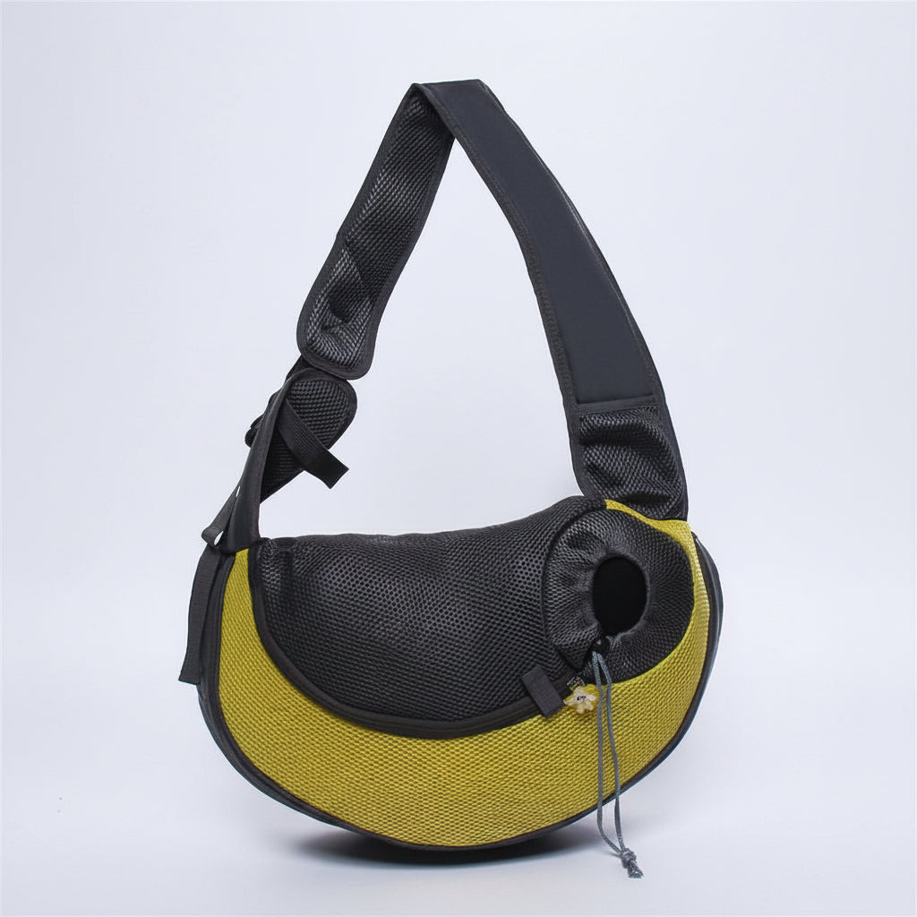 1pc Outdoor Travel Mesh Oxford Pet Puppy Carrier Handbag Pouch Single Shoulder Bag Sling Mesh Comfort Travel Tote Shoulder Bags...
