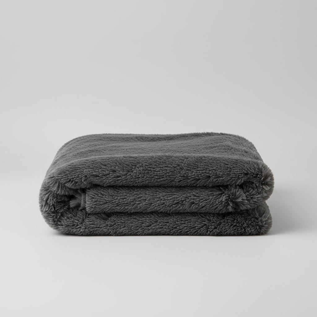 Grey Pet Cushion Plush Warm Dog Blanket Four Seasons Available Cat Blanket Dog Dual Purpose Pet Cushion Sofa.