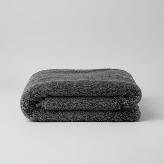 Grey Pet Cushion Plush Warm Dog Blanket Four Seasons Available Cat Blanket Dog Dual Purpose Pet Cushion Sofa.